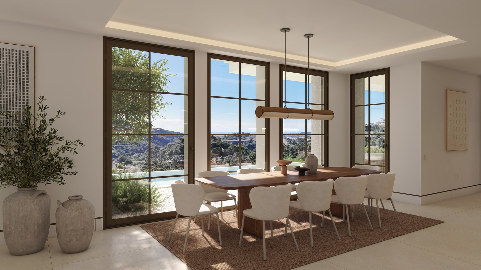 Villa El Quejigal 17 - Vistas del comedor